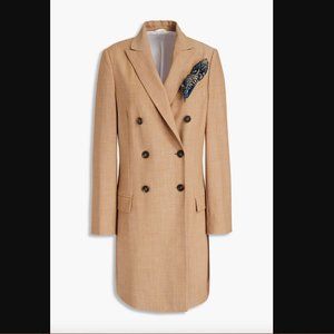 NWOT Brunello Cucinelli Women's Double-Breasted Blazer.